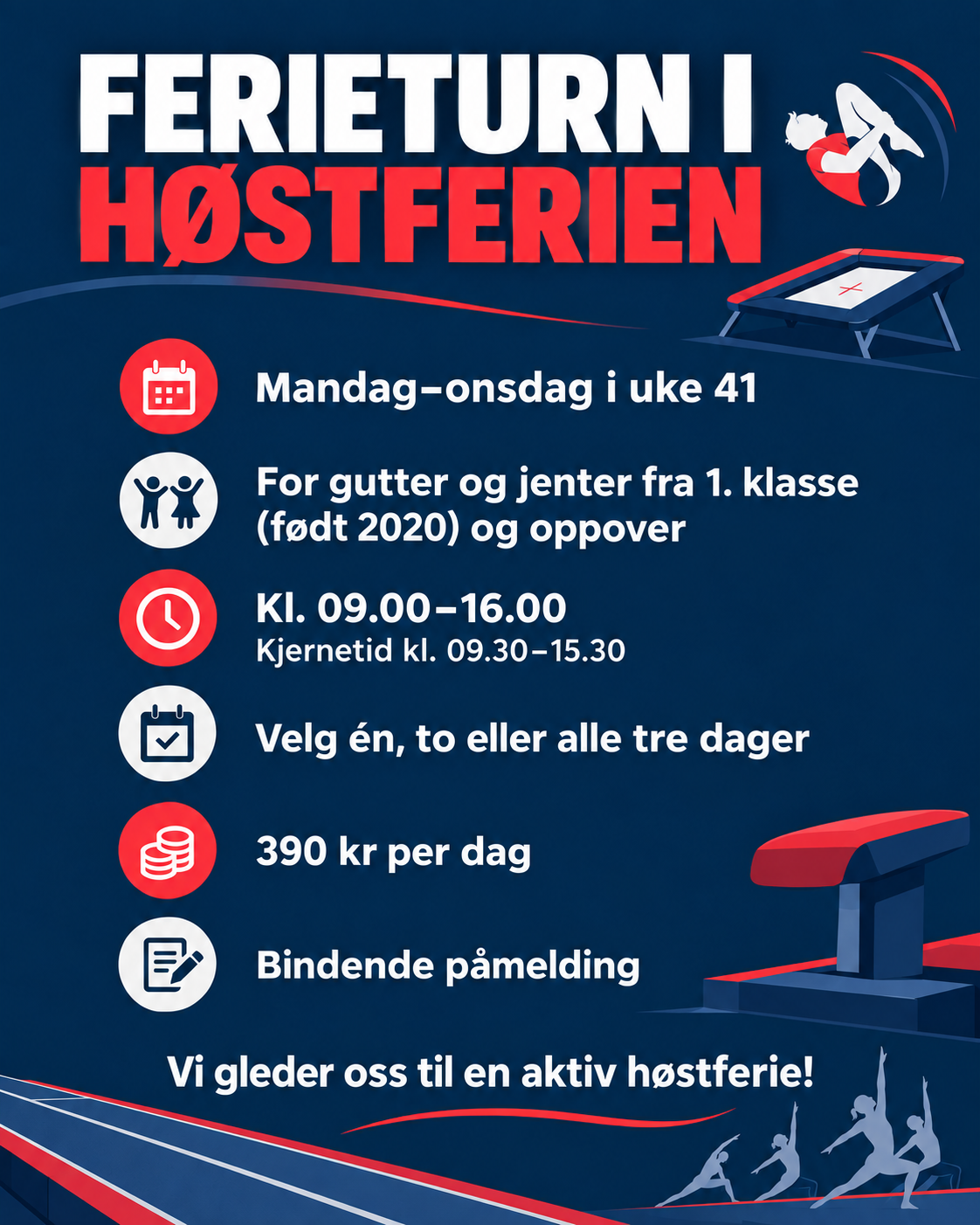 Turne i høstferien? – klikk her